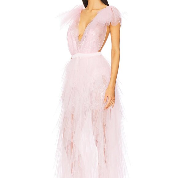 For Love And Lemons Pink Maxi Dress - Picture 2 of 6